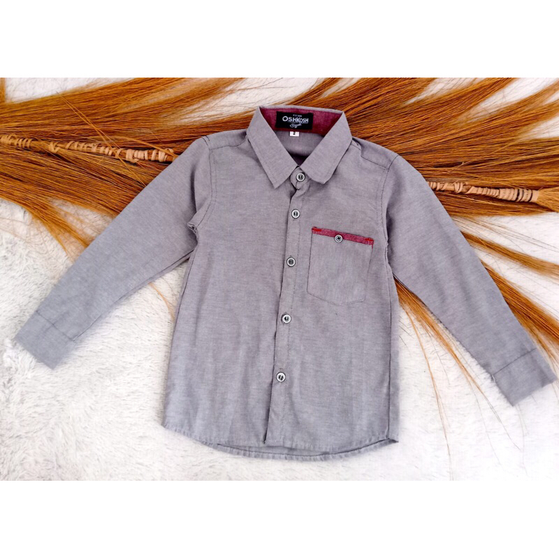 KEMEJA PANJANG OSHKOSH ANAK LAKI-LAKI