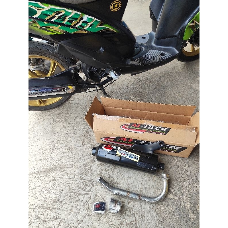 knalpot tsukigi standar racing aitech mio fino soul original