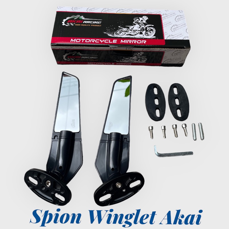 Spion Winglet Cbr150 cbr250 Ninja250 Gsx150 R15 Xmax Nmax Bahan Full Cnc