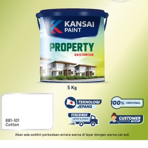 KANSAI PROPERTY Eksterior - Cat Tembok Eksterior Berkualitas - Putih