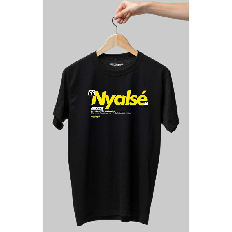 Kaos Tulisan Sunda Nyalse