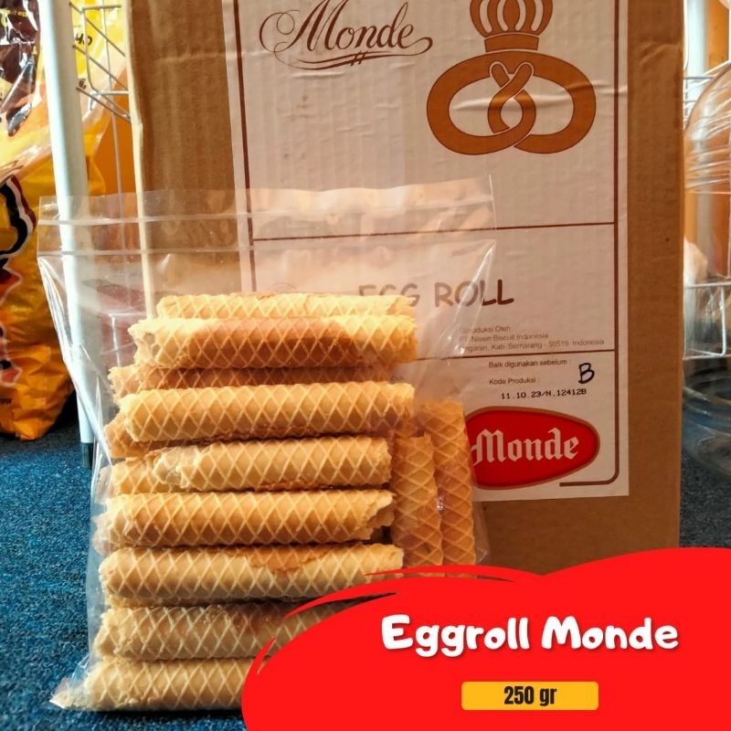 250 gr Egg Roll Monde Nissin Kiloan