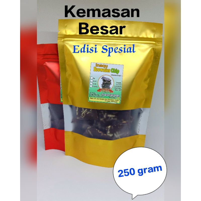 

keripik brownies / inaqu brownies chip / brownies krispi (250g)