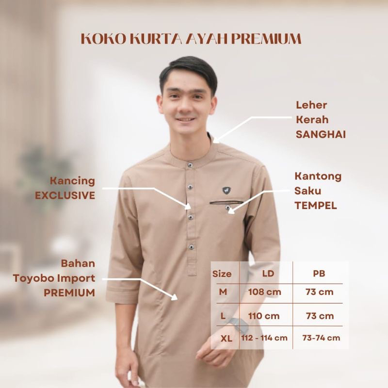 Baju Koko Pria Lengan Pendek / Koko Pria Dewasa Terkini d'tell 2023 koko lebaran