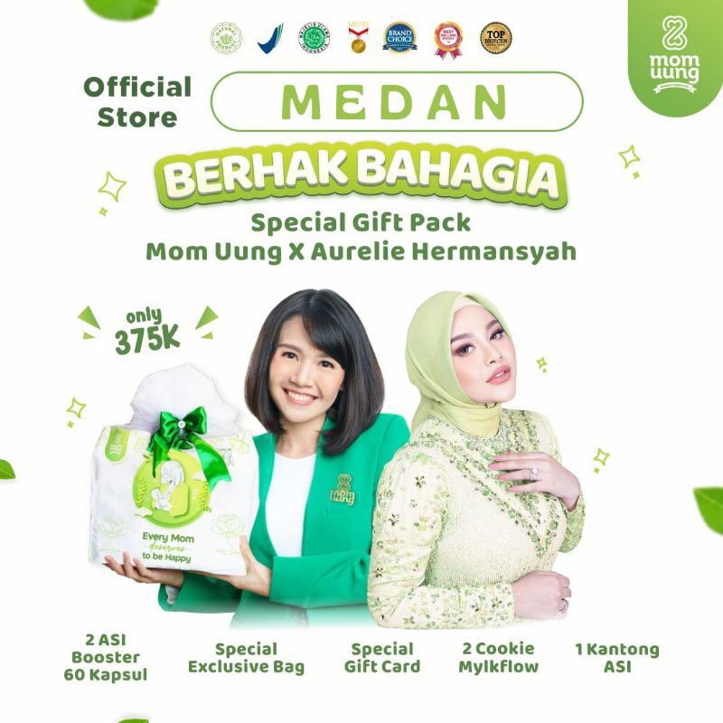 MOM UUNG SPECIAL GIFT PACKAGE IBU BERHAK BAHAGIA FT AUREL LIMITED EDITION