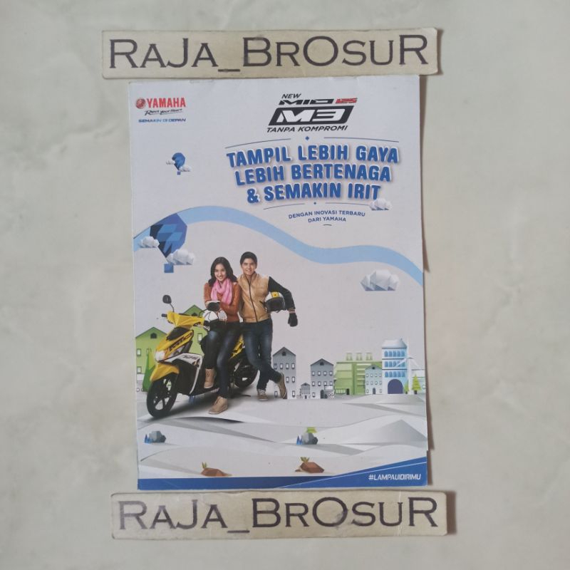 Poster brosur katalog booklet Yamaha Mio125 M3/Yamaha Mio 125 M3 2015