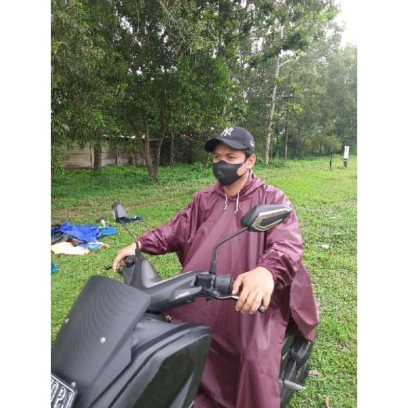 Jas Hujan Kalelawar Ponco lengan