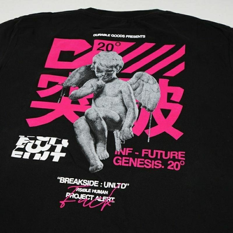 T-SHIRT BREAKSIDE UNLIMITED FC BLACK PRIA/WANITA