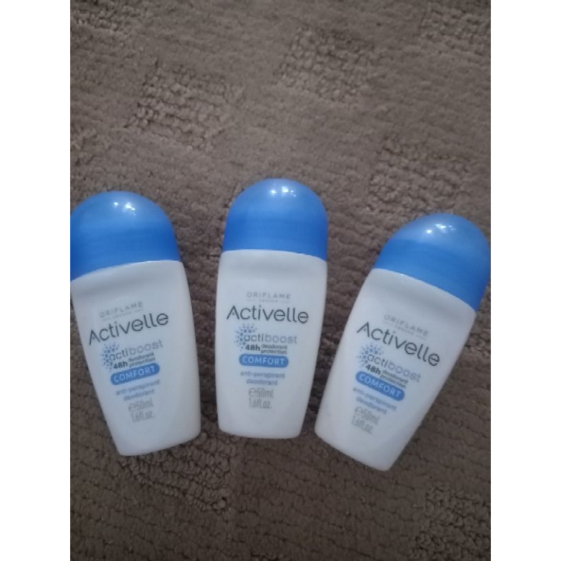 Activelle Comfort Anti-perspirant Deodorant deodorant Oriflame deodoran biru