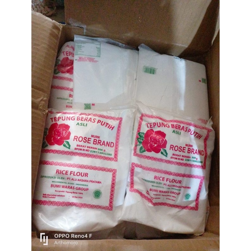 tepung beras rosebrand 500g/tepung beras 1/2kg/ tepung beras 500g/ rosebrand tepung beras 500g