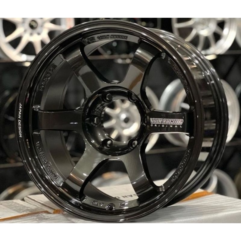 velg pajero racing ring 18 TE37 lebar 9 ET0 velg mobil fortuner R18