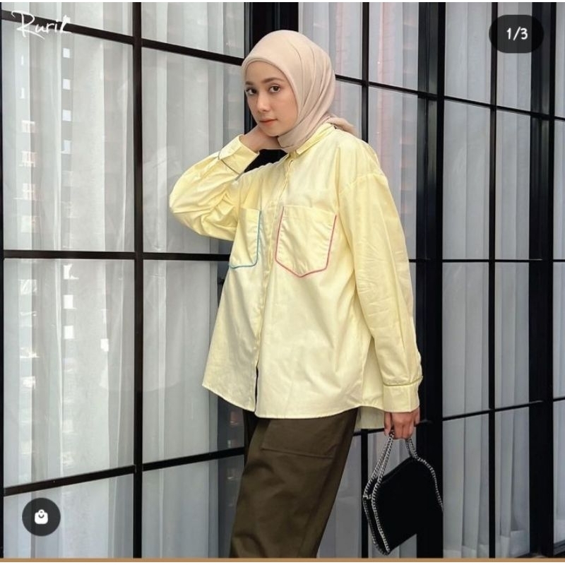 Rurik naee shirt atasan wanita preloved