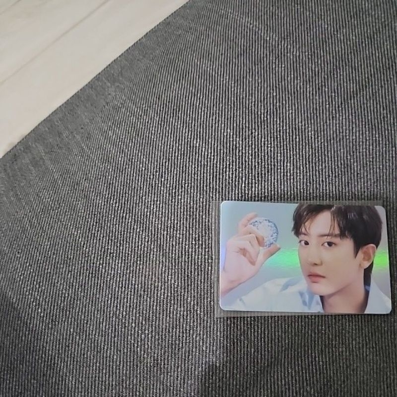 EXO Chanyeol PCY nacific holo hologram biru blue photocard pc official