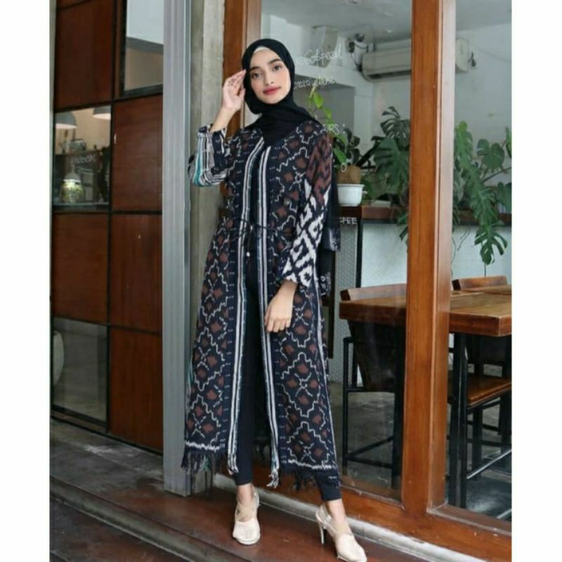 READY STOK-MIDI DRESS TENUN-OUTER TENUN ETNIK-TUNIK TENUN ORIGINAL