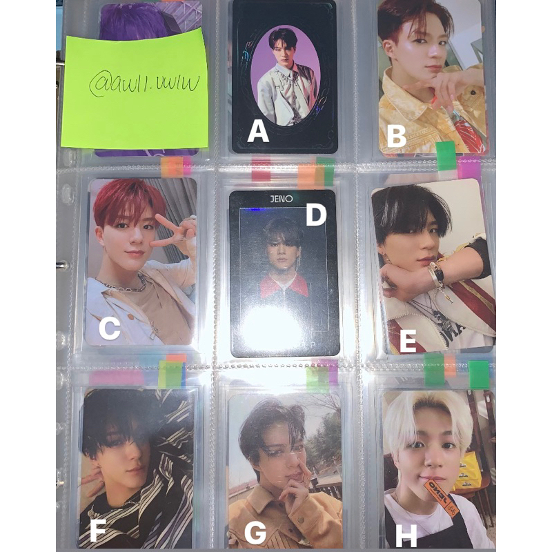 Photocard Jeno NCT DREAM yearbook 2020 jeno departure jeno future resonance Access Card jeno crazy b