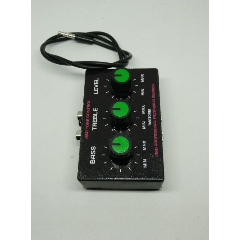 alat rekam dari mixer ke hp android di lengkapi volume bass treble low noise