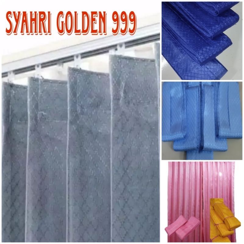 Gorden vanesa motop wajik/Gorden plisket model lipat. /Gorden murah Lebar 100cm x Tinggi 200cm./ Gor