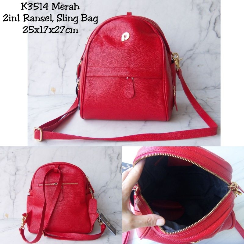 Tas Papillon K3514 merah
