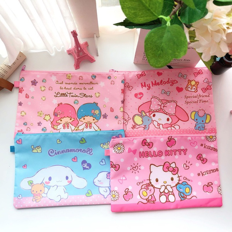 NAOMI - Michi Folder For A4 F4 Paper - Folder Kertas - Tempat ipad tab - tas ipad - forder sanrio karakter motif anak japan jepang