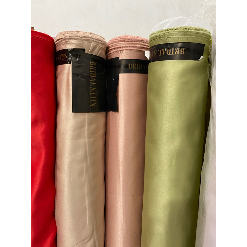 Satin Bridal/Kain Gaun Pengantin Premium High Quality