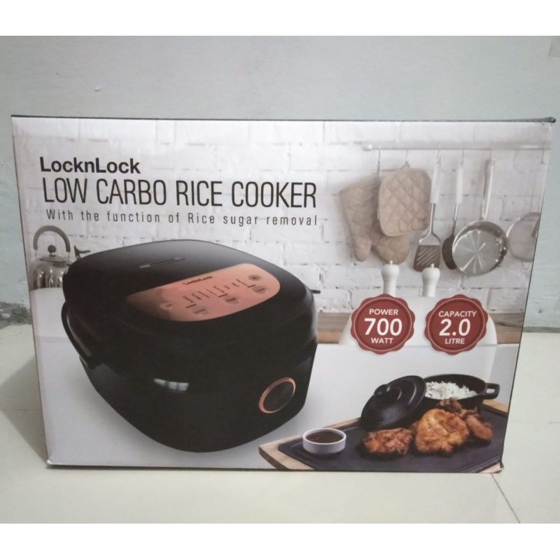 Lock n Lock Low Carbo Rice Cooker 2 Liter