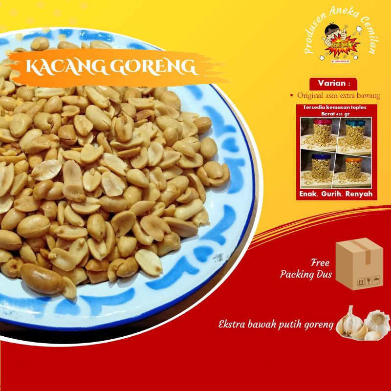 

BELEDAGID Kacang goreng Bawang TOPLES 450gr