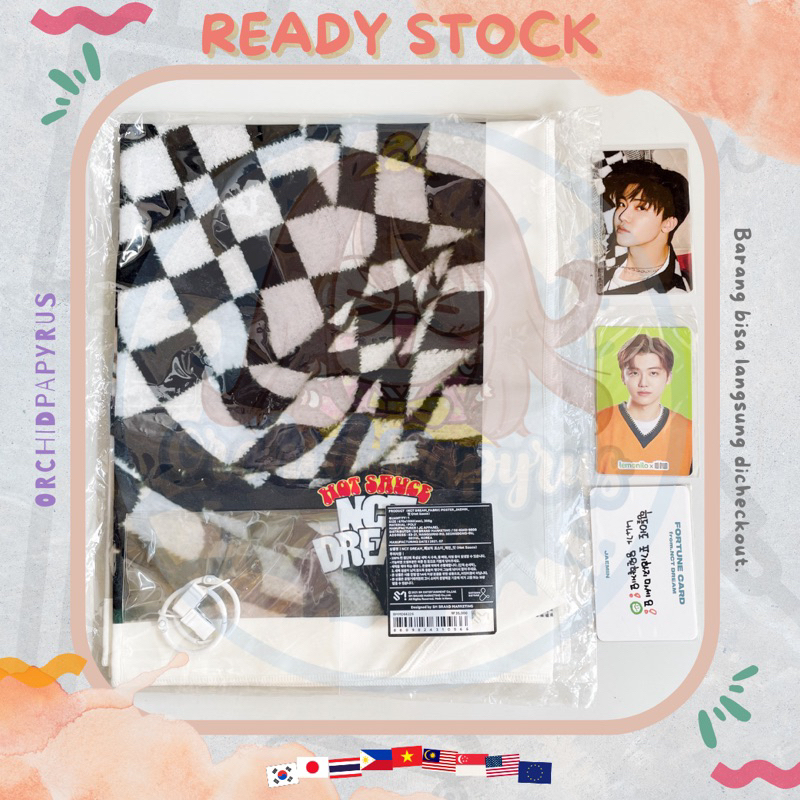 [BOOKED] JAEMIN NCT DREAM HOT SAUCE FABRIC POSTER SET PAIR