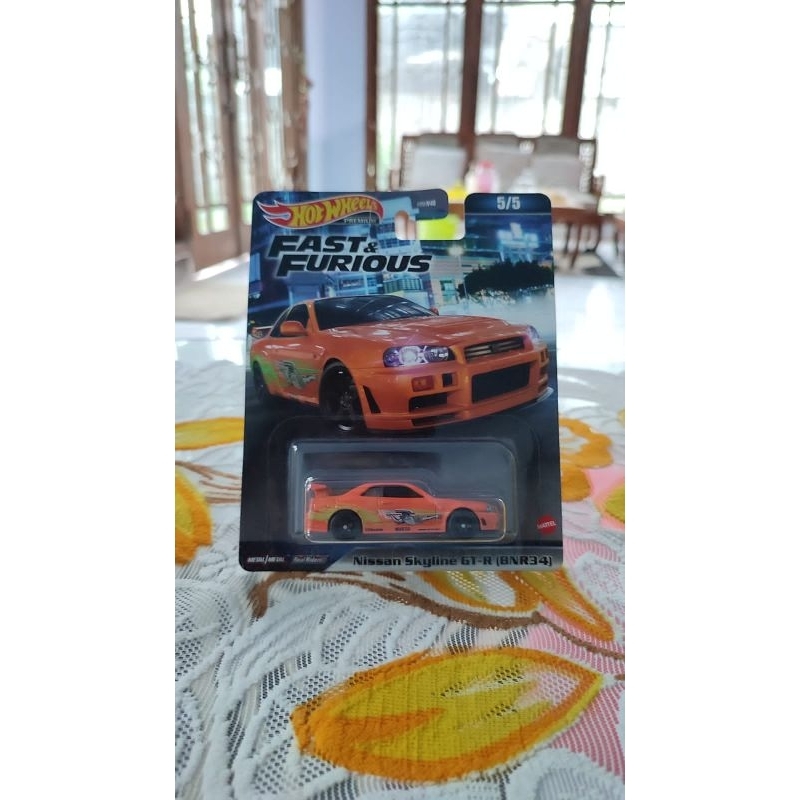 Hot Wheels Nissan skyline GT-R R34 fast and furious (BNR34)