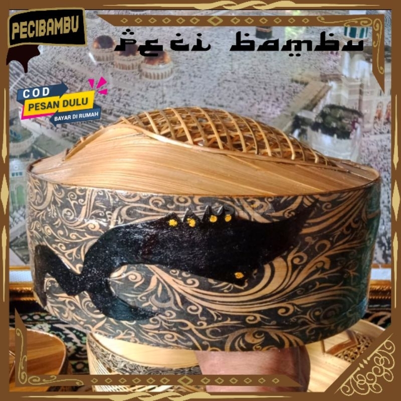 PECI BAMBU - SONGKOK BAMBU - KOPYAH BAMBU - PECI UNIK - PECI ANYAMAN BAMBU - PECI FULL AC - KERAJINA