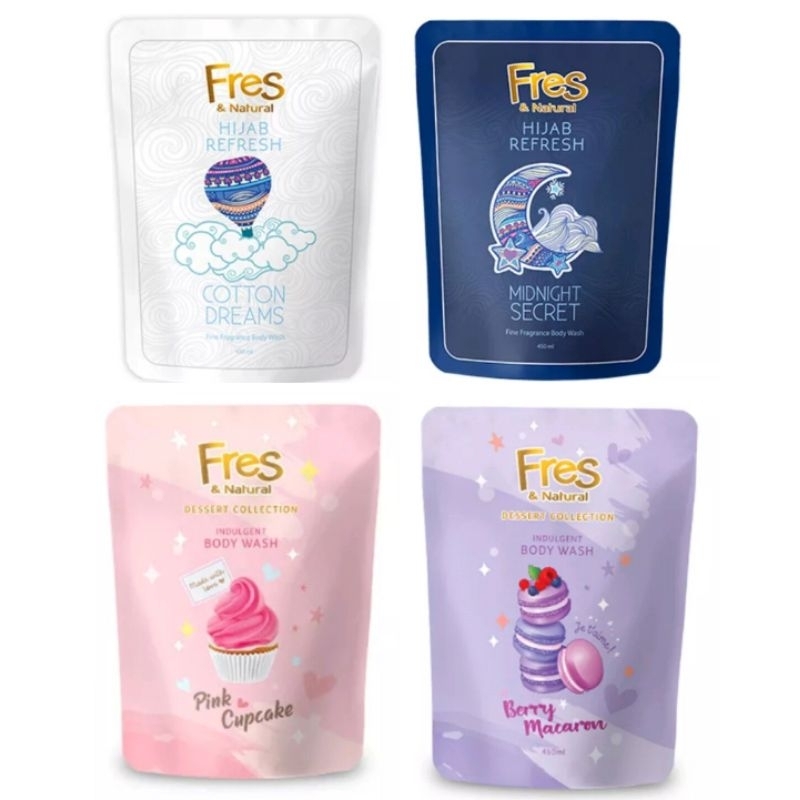 (400ml) fres&amp;natural body wash /fresh