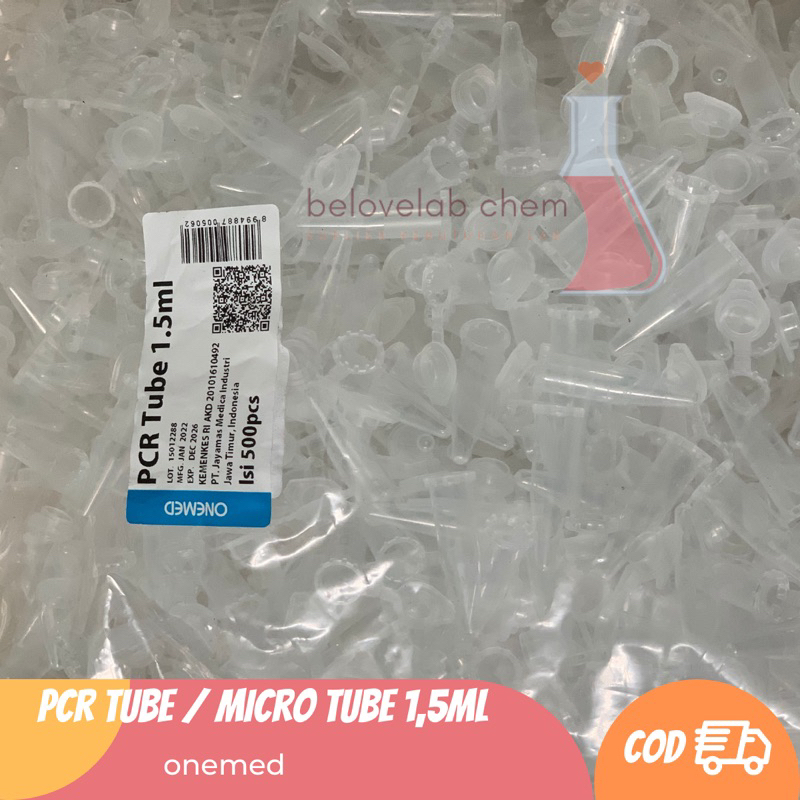 PCR tube 1,5ml / microcentrifuge tube / microtube 1,5ml onemed