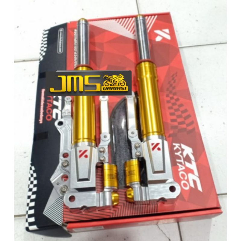 suspension shock depan ktc kytaco original untuk motor nmax old nmax new aerox vario125/150 Mio mioj miom3 fazzio beat fi beat karbu beat deluxe genio scoopy dll