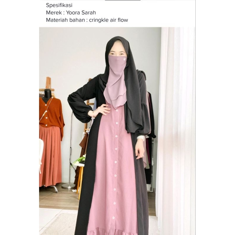 Nhzabal gamis Melissa dress by YORA SARAH
