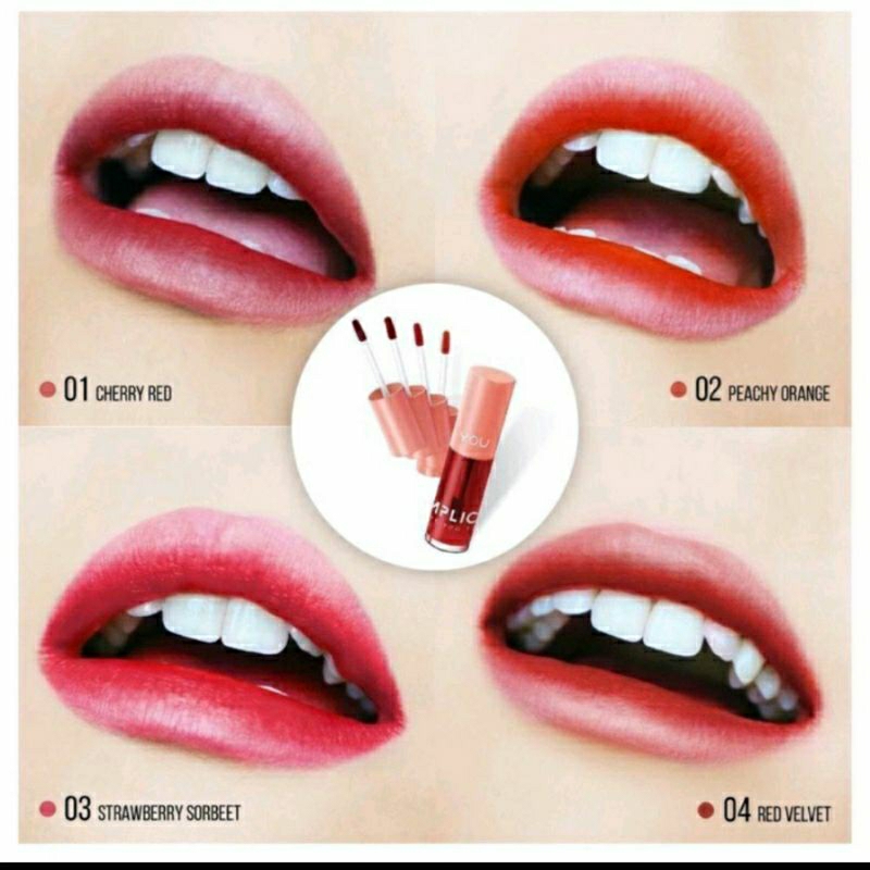 you simplicity liptint/matte/liptint/kosmetic you/ochie Beauty shop