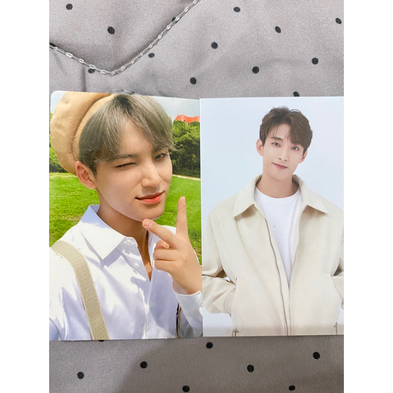 mingyu an ode photocard seventeen mingyu beret photocard dokyeom caratland photocard