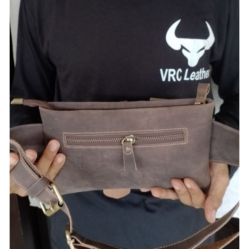 Tas Dada Tas Selempang Tas Punggung Kulit Sapi Asli Original