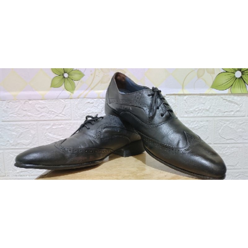 sepatu kulit winston smith ukuran 39 insole 27cm