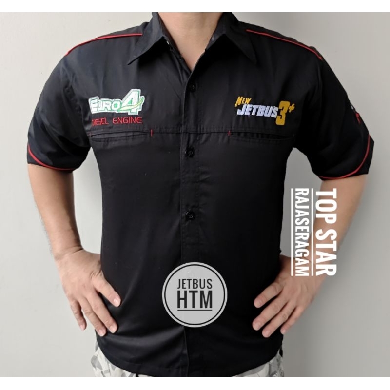 Baju Otomotif Jetbus Mobil Seragam Komunitas Motor Kemeja Jet Bus