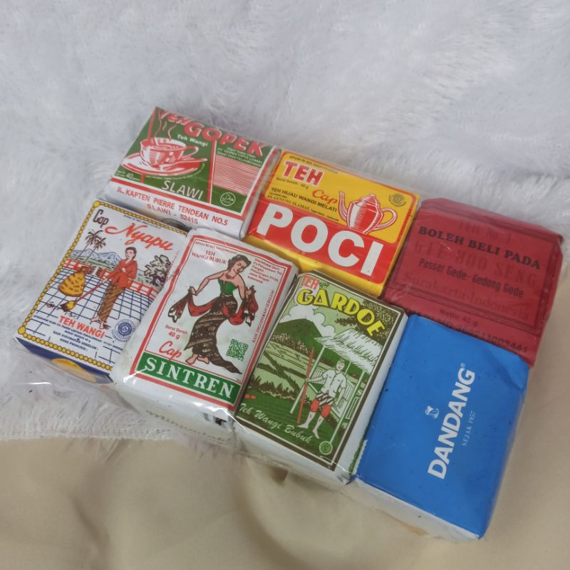 

Paket 7 Teh Tubruk PREMIUM Wedangan Angkringan HIK khas Solo | Javanese Traditional Tea | Nyapu Sintren Gardoe Dandang Gopek Poci 999