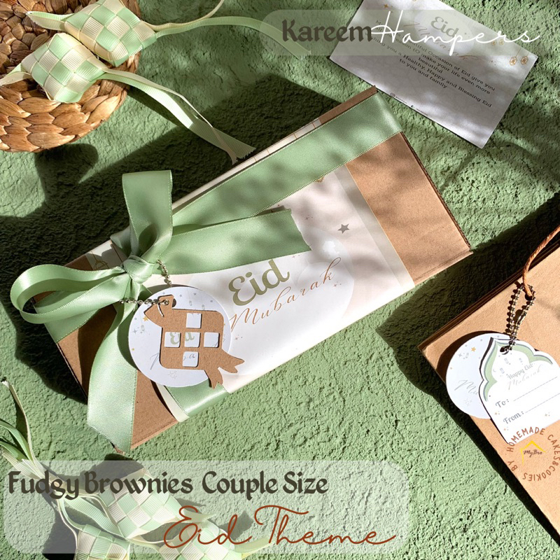 

Ramadhan Hampers couple premium fudgy Brownies