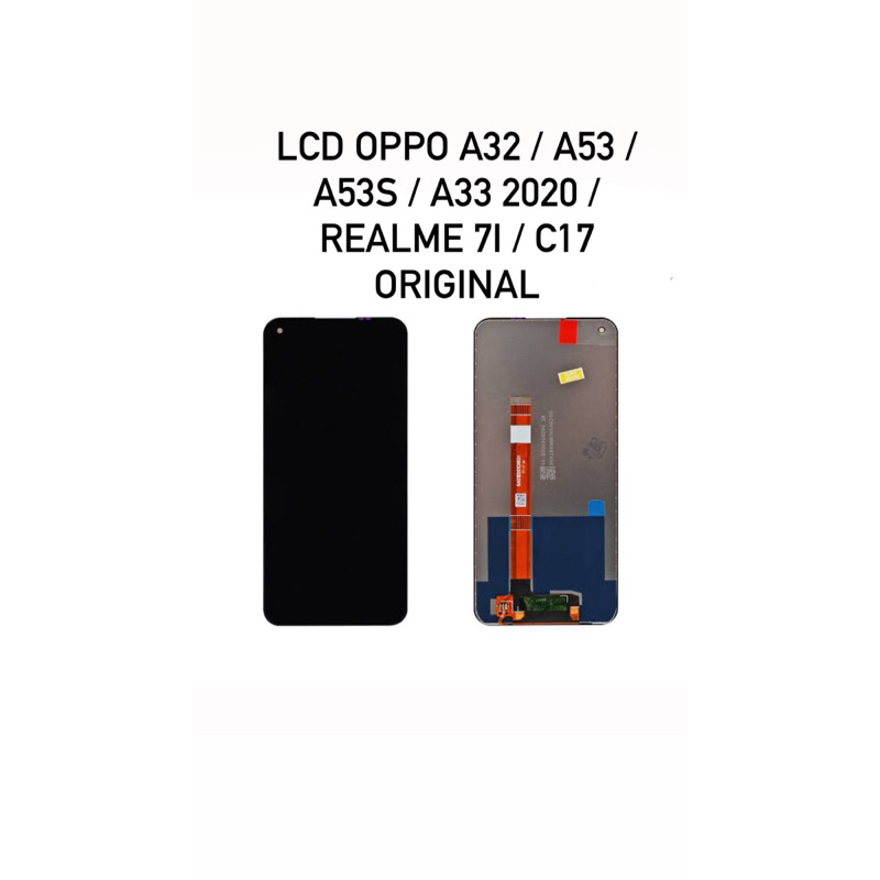 Lcd Oppo A32 / A53 / A53S / A33 2020 / Realme 7I / C17 Original