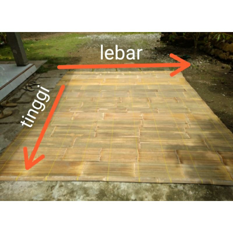 PAKET TIRAI BAMBU ,krey bambu,kerai / tirai bambu 2m x 2m.