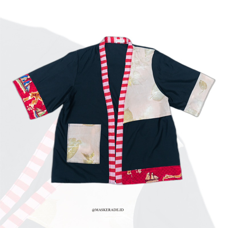 outer kimono /luaran cowo /luaran formal /baju cewe cowo/kimono Sulsel