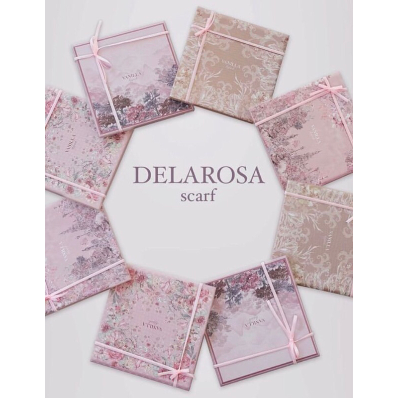(Siap Kirim) VH DELAROSA SCARF, TUDEJUL SCARF