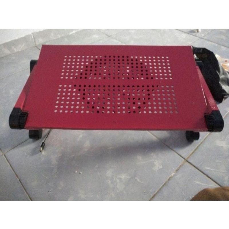 Preloved Meja Laptop Preloved Meja Laptop Cooling Fan Lipat Meja Laptop Bekas PL Meja Lipat Komputer