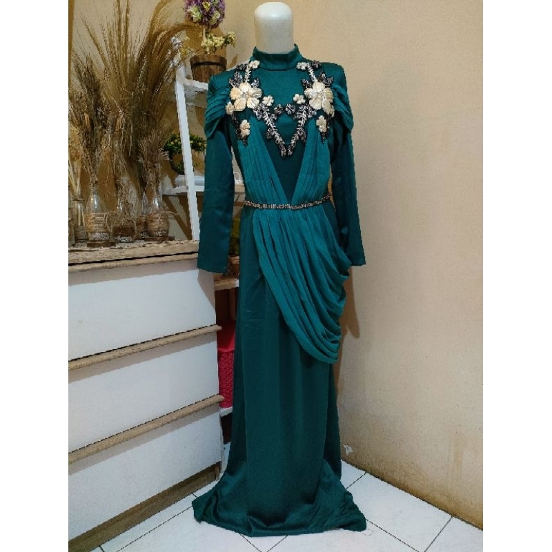 preloved dress nyanyi, dress mc, dress pesta