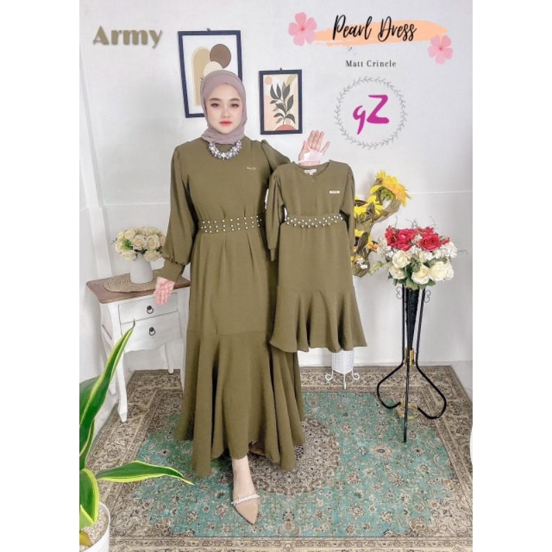 Gamis/MIDI Dress couple ibu dan anak ORI Gwenza (Harga ecer)