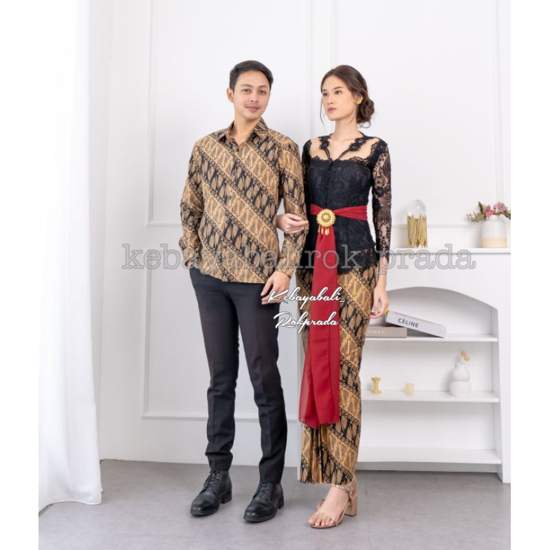 HIGH QUALITY COUPLE BATIK MODERN KEBAYA BALI MURAH