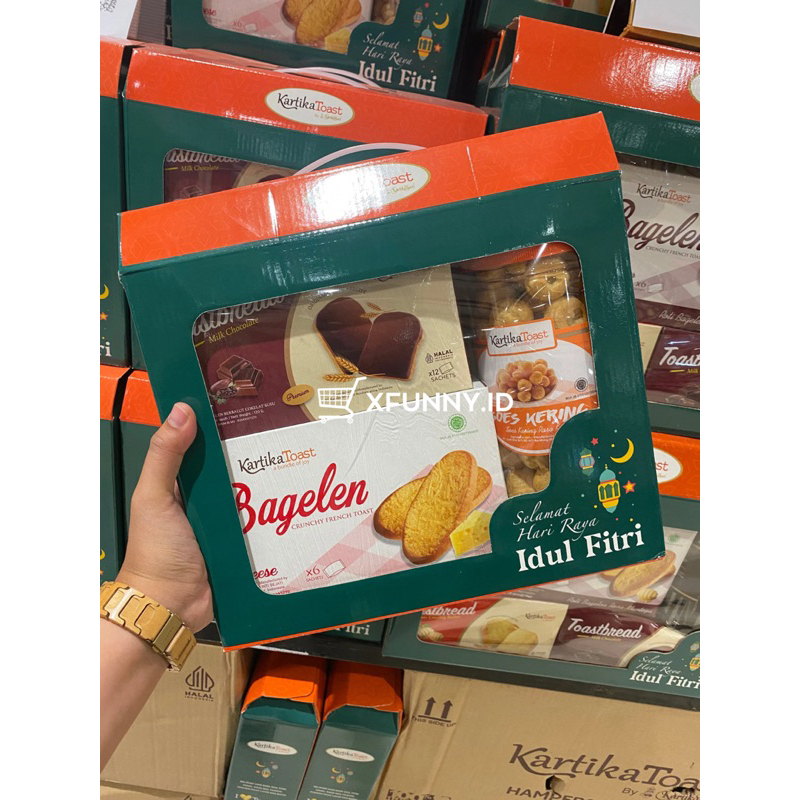 

KARTIKA TOAST HAMPERS 3s PREMIUM (BAGELEN) PROMO DISCOUNT . PARCEL HAMPERS