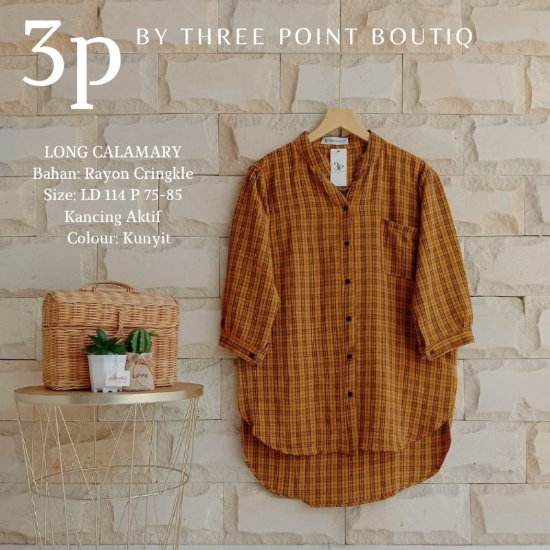 Tunik/ blouse/ three point/ matahari/ original/ rayon / crinkle